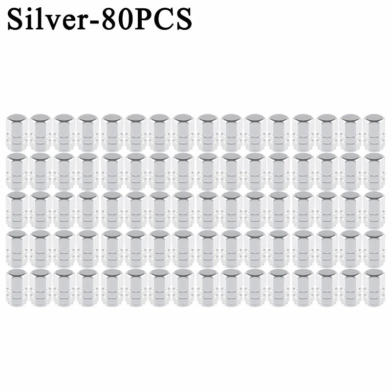 1-20Bag Aluminum Alloy Tire Valve Caps Universal Car Truck Motorcycle Wheel Stem Covers Dust Proof Tire Accessories for SUV Bike