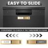 1 Pc Dishwasher Magnet Clean Dirty Sign Premium Stainless Steel Dishwasher Clean/Dirty Magnets with Sticker Adhesive for Home