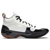 Li Ning WOW 10 Gentleman Slip Resistant Abrasion Resistant Mid Top Basketball Shoes Men's Black White ABAS075-6
