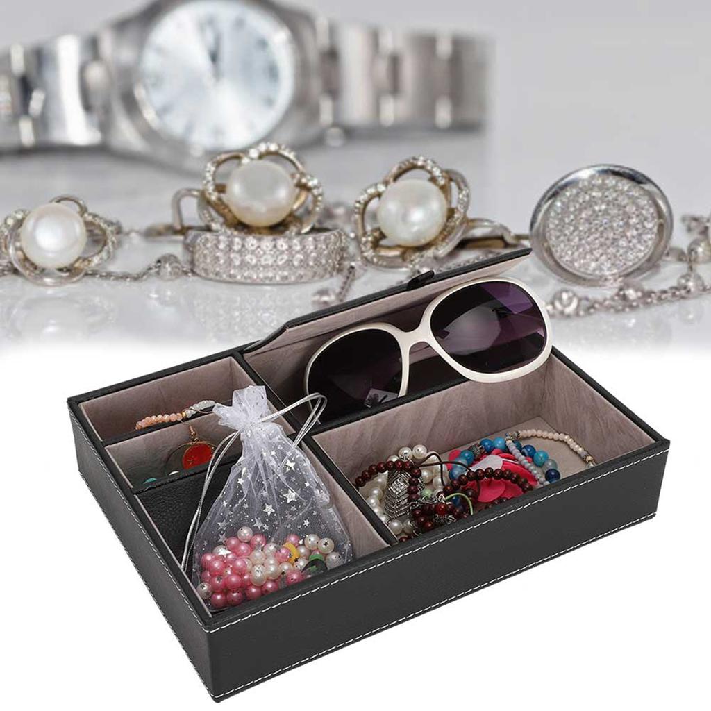 DIY Bracelets Glasses Jewelry Storage Tray Jewellery Organizer Office Supplies Storage Box