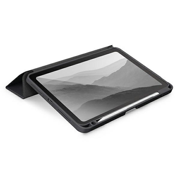 Uniq Etui Moven Ipad Air 10.9           (2022/2020) Ipad Air 11 (2024) Antimicrobial Szary/Charcoal Grey