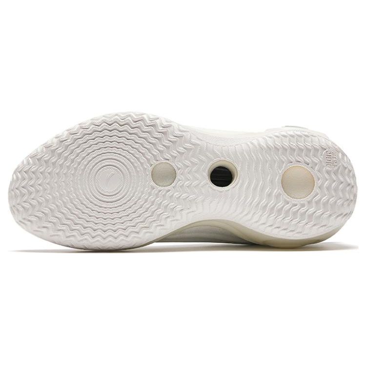 Anta Cement Bubble 4.0 Outdoor Retro Wear-Resistant Non-Slip Low-Top Basketball Shoes Men sneaker Beige 912411604S-1