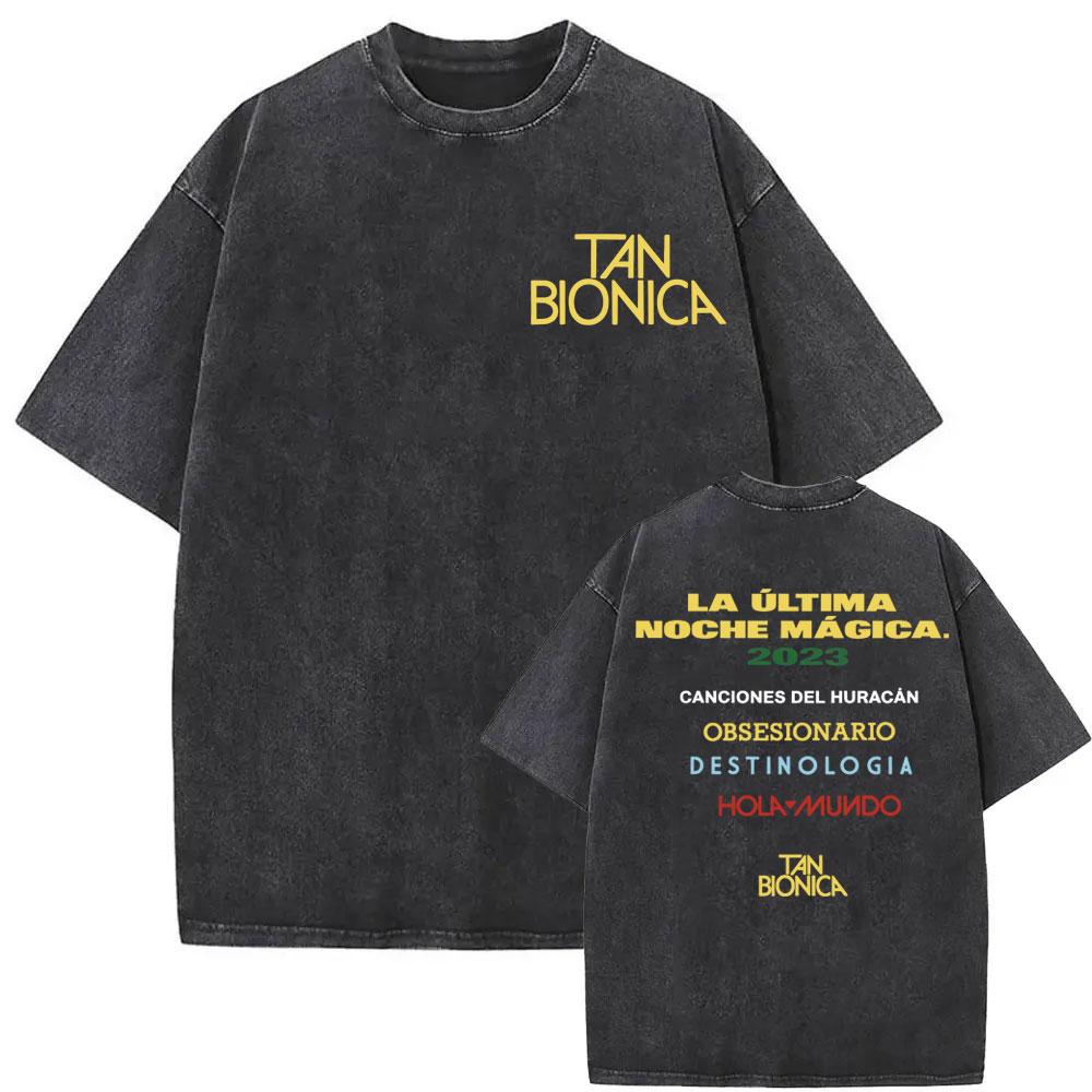 

Rock Band Tan Bionica De Marzo Estadio Velez Tshirt Men Women Fashion Vintage Washed T Shirts Summer Tops Loose T Shirt S