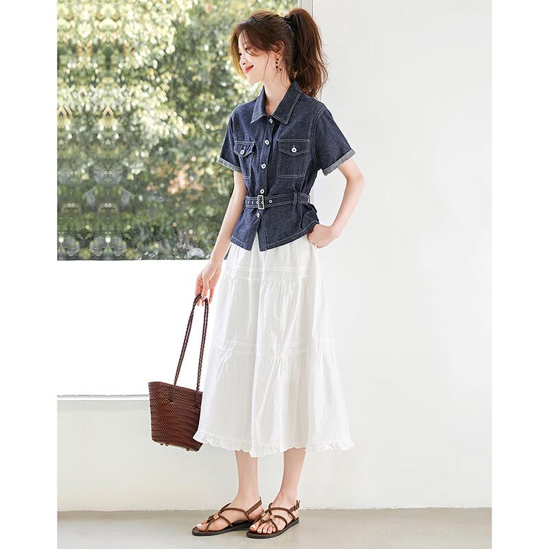 

2026 Summer Elegant Lapel Casual Set L