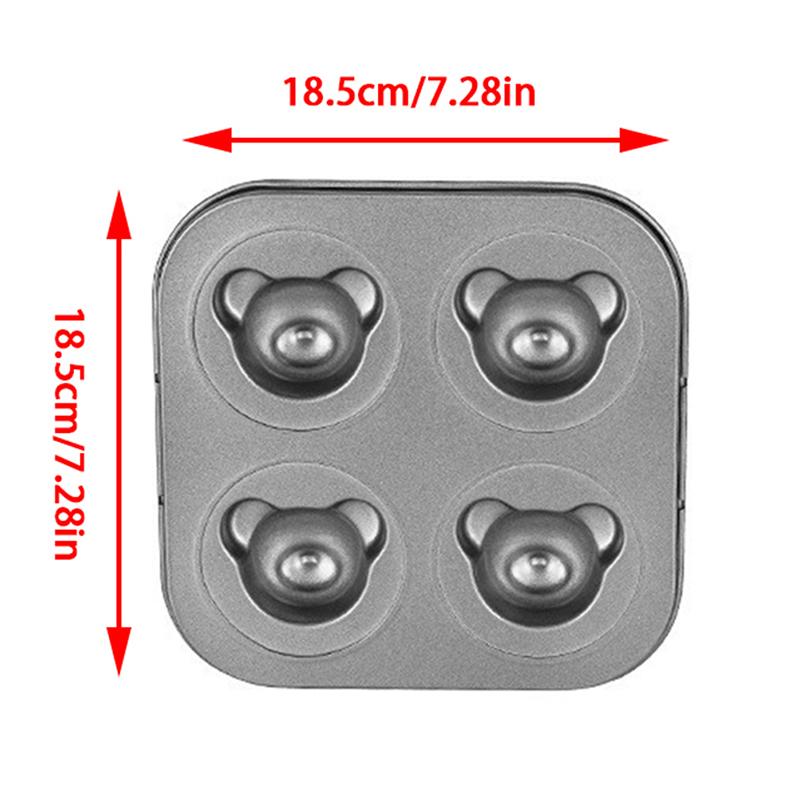 Niedźwiedź forma do pieczenia nieprzywierająca stal węglowa Diy śliczne narzędzia do formowania ciast cukierkowych