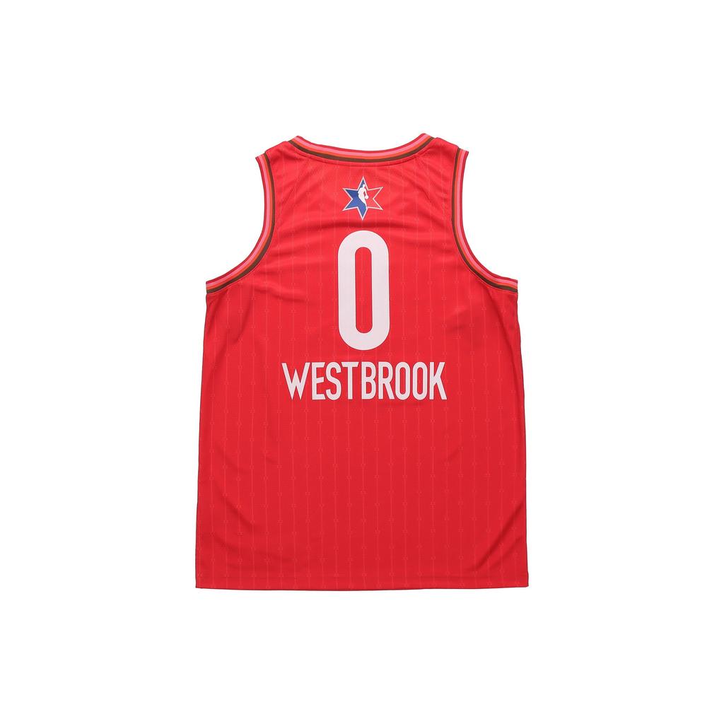 Jordan NBA All-Star Edition Swingman Jersey - Russell Westbrook 2020 All-Star Game Performance Basketball Vest Men Tops Red CJ1063-661