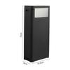 Double-Lid Large Capacity Trash Can for Kitchen, Public, Outdoor & Commercial Use