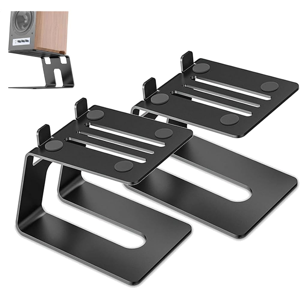 Studio monitor stands, speaker stands | 2-shelf speaker stands, speaker stand desk | Studio speaker stands, stable speaker stands for small to medium-