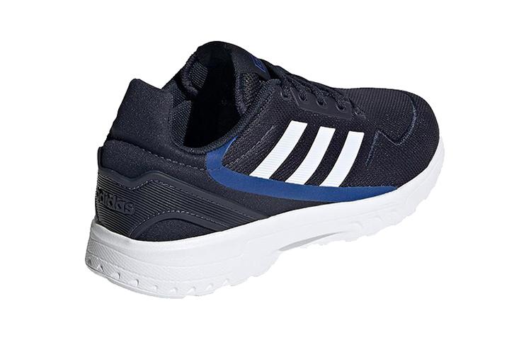 Adidas Neo Runfalcon ZedRunning 'Black Blue' Fabric Comfortable Low top Kids' Running Shoes Dark Blue FV9600