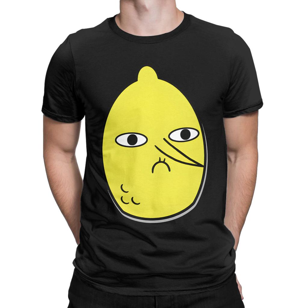 Unisexs TShirts Unacceptable Hipster Pure Cotton Tees Short Sleeve Lemongrab T Shirt Crew Neck Tops 6XL