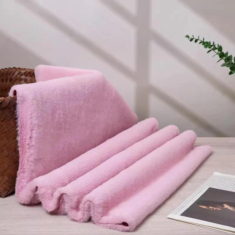 Thickened Plush Fabric 12mm Encrypted Imitation Rex Rabbit Fur Fabric Short Plush Counter Background Fabric, Clothing Fabric