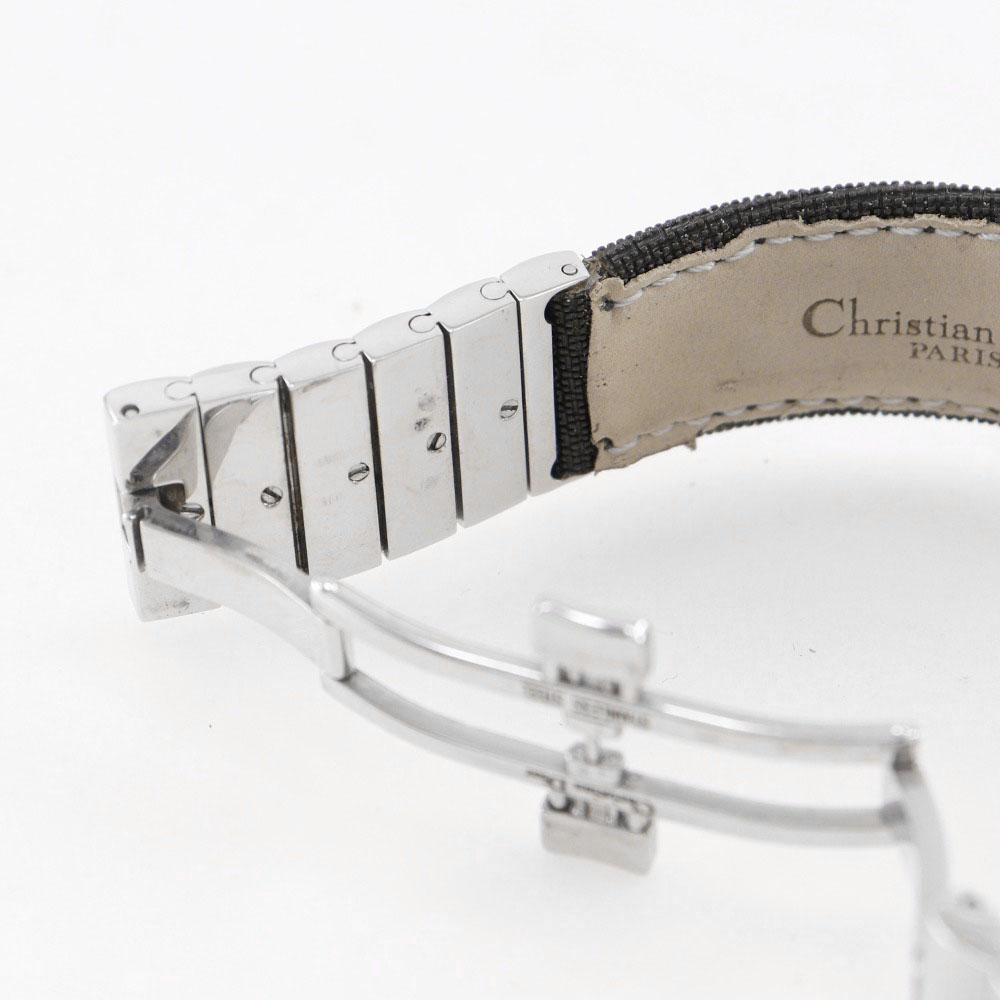 Dior Riva Watches D80-100 SilverDial Stainless Steel/canvas Quartz Analog display Women Used