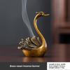 Creative Swan Plate Incense Burner Auspicious Cloud Blessing Decoration Home Ornaments Crafts Birthday Gift