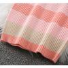 Summer Women Elegant Sleeveless Striped Knitted Sweater Slim Bodycon Sheath Pullover Dresses