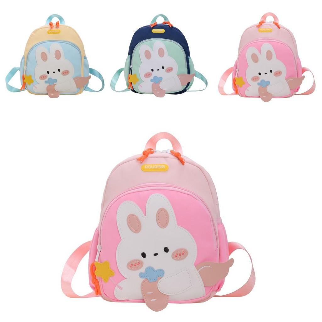 Kids Bunny Backpack For Girls And Boys With Breathable Nylon Kids School Bag