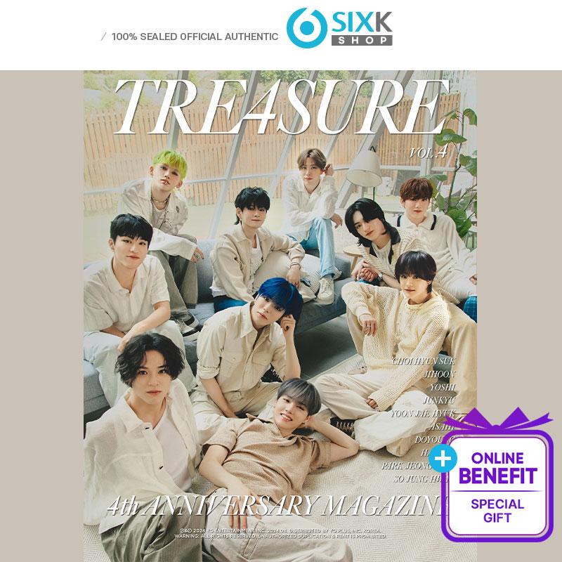 

[Предварительный заказ] Журнал TREASURE 4th Anniversary (+Онлайн-выгода)