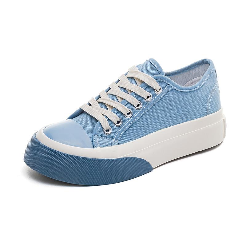 Espadrilles women's ulzzang tide Harajuku style big toe shoes spring casual white shoe board shoes