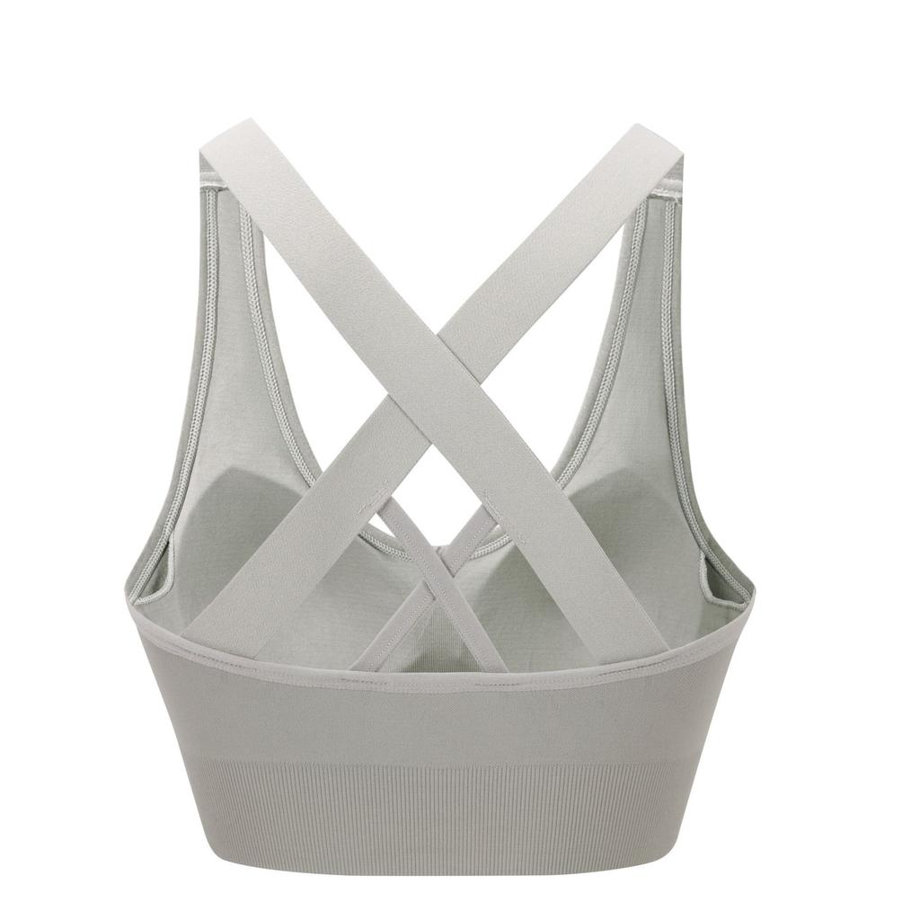 Women Plus Size Cross Back Shockproof Quick Dry Sports Bra For Yoga Running Gym