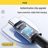 PISEN 100W Aluminum Alloy Braided Type-C Super Fast Charging Cable for Huawei