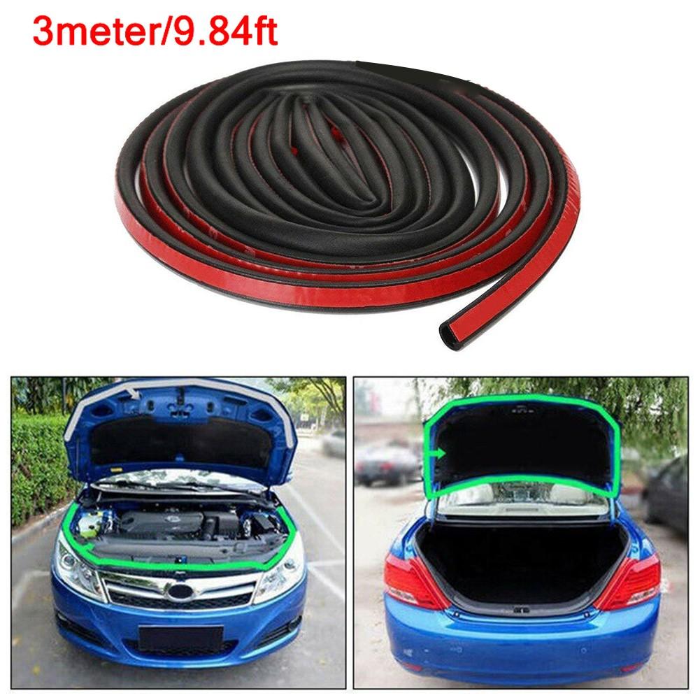 Weatherstrip Seal Hollow Strip Smal D-shape Car Door Rubber Weatherproof