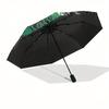 Grüner Cthulhu Mythos - Mystischer Oktopus Regenschirm, Tragbarer 3-fach Regenschirm für Damen & Herren, Weihnachtsgeschenk ES328