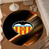 Valencia Cf Crest Design Round Mat, Anti-slip Circle Carpet Chair Rug For livingroom,Bedroom, Doormat Home Decor Gift Christmas Gifts