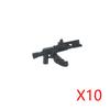 Military Weapons Accessories Building Blocks Russian Special Forces AK Rifles Tactical Bulletproof Vests Equipments Bricks Toys