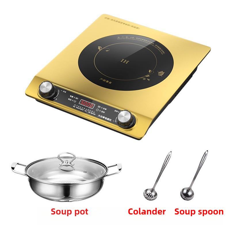 3500W/5000W Stir Fry Electric Stove Household Kitchen Cooking Appliances Commercial Hot Pot High Power Flat Induction Cooker
