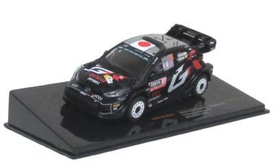 IXO 1/43 Scale Toyota GR Yaris Rally1 Hybrid 2024 Safari Rally Kenya 2nd Place #18 Takamoto Katsuta/A. Johnston