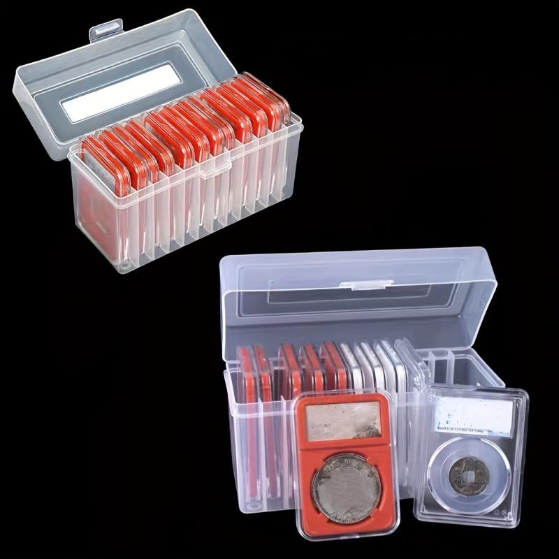 3 Pack Storage Box for 12 Graded Coins Holders Compatible with PCGS NGC Grading Coin Holders 12-Coin Commemorative Boxes Set