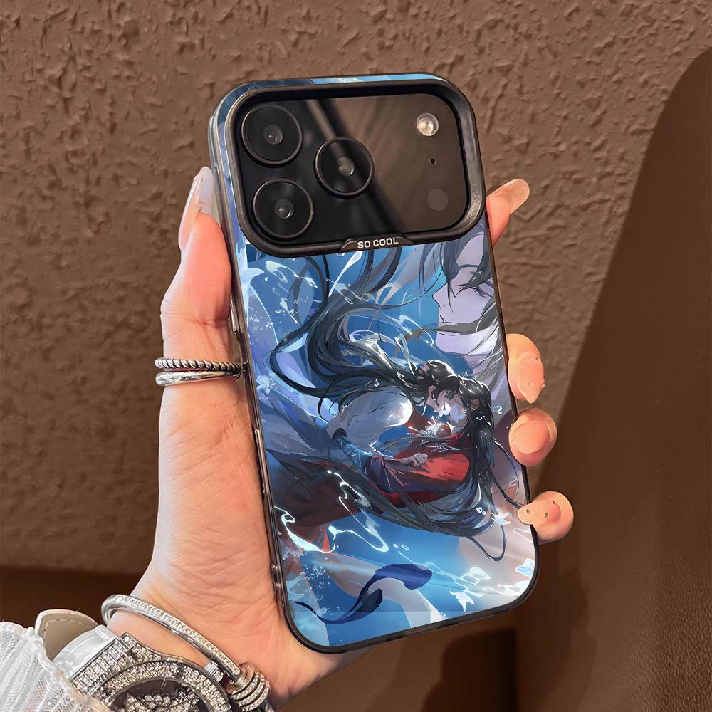 H-Heaven C-Cartoon Officials Blessing For iPhone 17,16,15,14,13,12,11,Pro,Max,Plus,E,SE4,Air,Mini Black Phone Case IMD Box