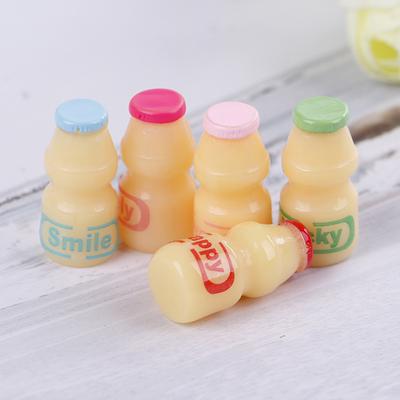 5Pcs/Lot Miniature Dollhouse Milk Drinks Pretend Food For Dollhouse Toys