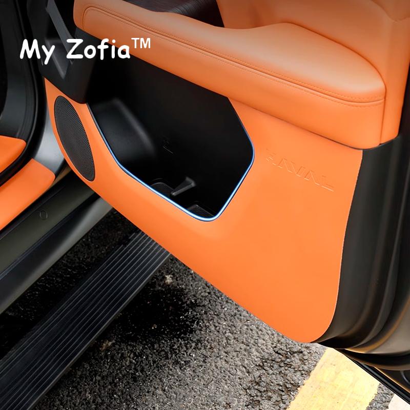 For HAVAL H9 2nd 2024 2025 Door Leather Protection Anti Kick Pad Rear Seat Second Row Seat Back Anti Dirty Mat Auto Accessories