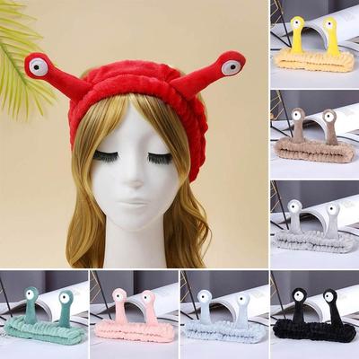 Elastic Cartoon Snail Headband Make Up Hair Accessories Hair Accessories Spa Hairband  Women Girl