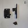 Grab Type Door Lock Sliding Latch Impact Proof Snap Side Mount Strong Security for Home Office