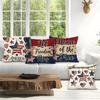 Independence Day Flag Pillowcase Printed Polyester 40/45/50cm Throw Pillowcover Decorative Sofa Cushion Pillowslip Home Decor