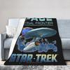Stars Treks  The Final Frontier Enterprise Blankets  Flannel Awesome Warm Throw Blanket for Bedspread Autumn/Winter,