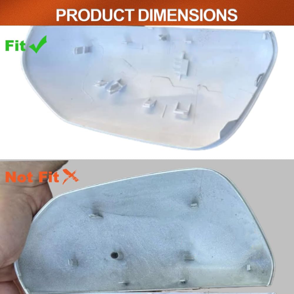 Side Mirror Cover, Compatible with Toyota Camry XLE/XSE/Hybrid XLE 2018-2021, Car Mirror Housing Cover Passenger Rear View Mirror Cap,