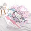 Hello Kitty,Bow Automatic Folding Umbrella-Simple 8-Rib Design, Bright Cartoon Pattern, Durable Iron Frame, Suitable For Travel, Outdoor, Be