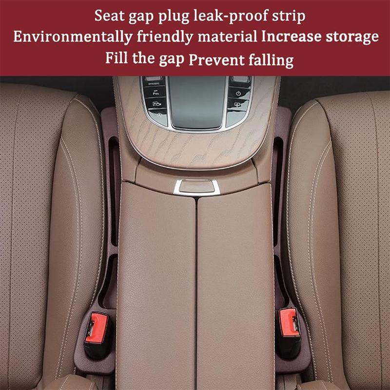 1/2PCS Car Seat Gap Filler Side Seam Plug Strip Leak-proof Filling Strip With Storage Slot Car Interior Decoration Accessories