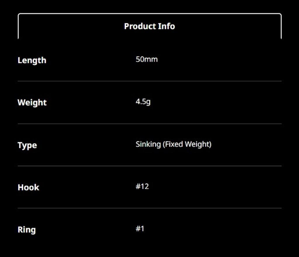 Duo Spearhead Ryuki 50S Sinking Lure DRA4110 (2638)