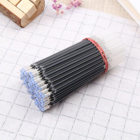 20Pcs Gel Pen Refills Wear-resistant Super-smooth Plastic Ink Needle Tubing 0.5mm Penpoint Refills for Office