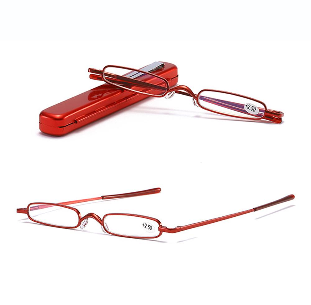 New Design Mini Superthin Reading Glasses Women Men Rectangle Full-rim Reading Glasses +0.75 To +4 Lentes Opticos Para Mujer