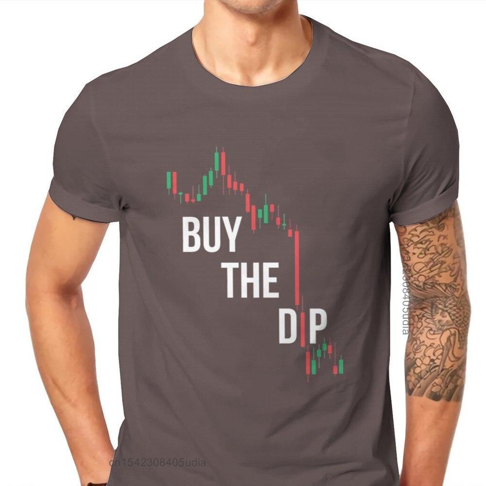 Buy The Dip Btfd Bitcoin Cryptocurrency Meme T Shirt Vintage Graphic Oversized O-Neck Tshirt Top Sell Harajuku Men s Streetwear S