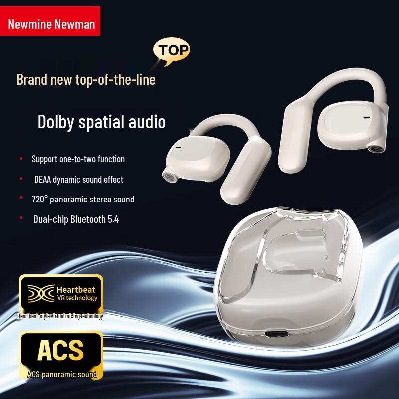 

Newsmy Q9Pro Bone Conduction Open-Ear Sports Bluetooth Headset