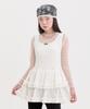 Nep Nep Layered Dot Frill Dress_White