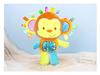 Happy Monkey Baby Plush Rattle - Soft Soothing Toy for Newborns