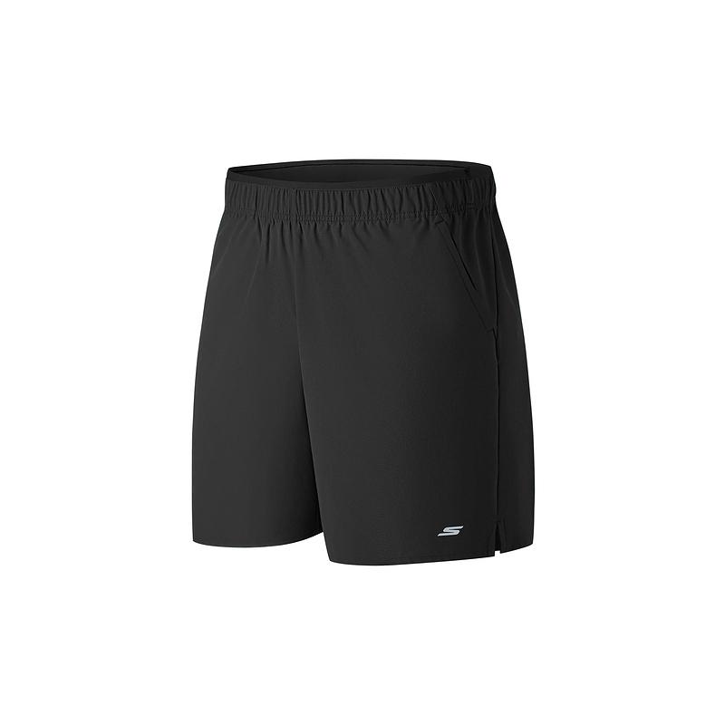 Skechers Elastic Breathable Solid Color Mid Waist Casual Shorts Men shorts P226M024-0018 M