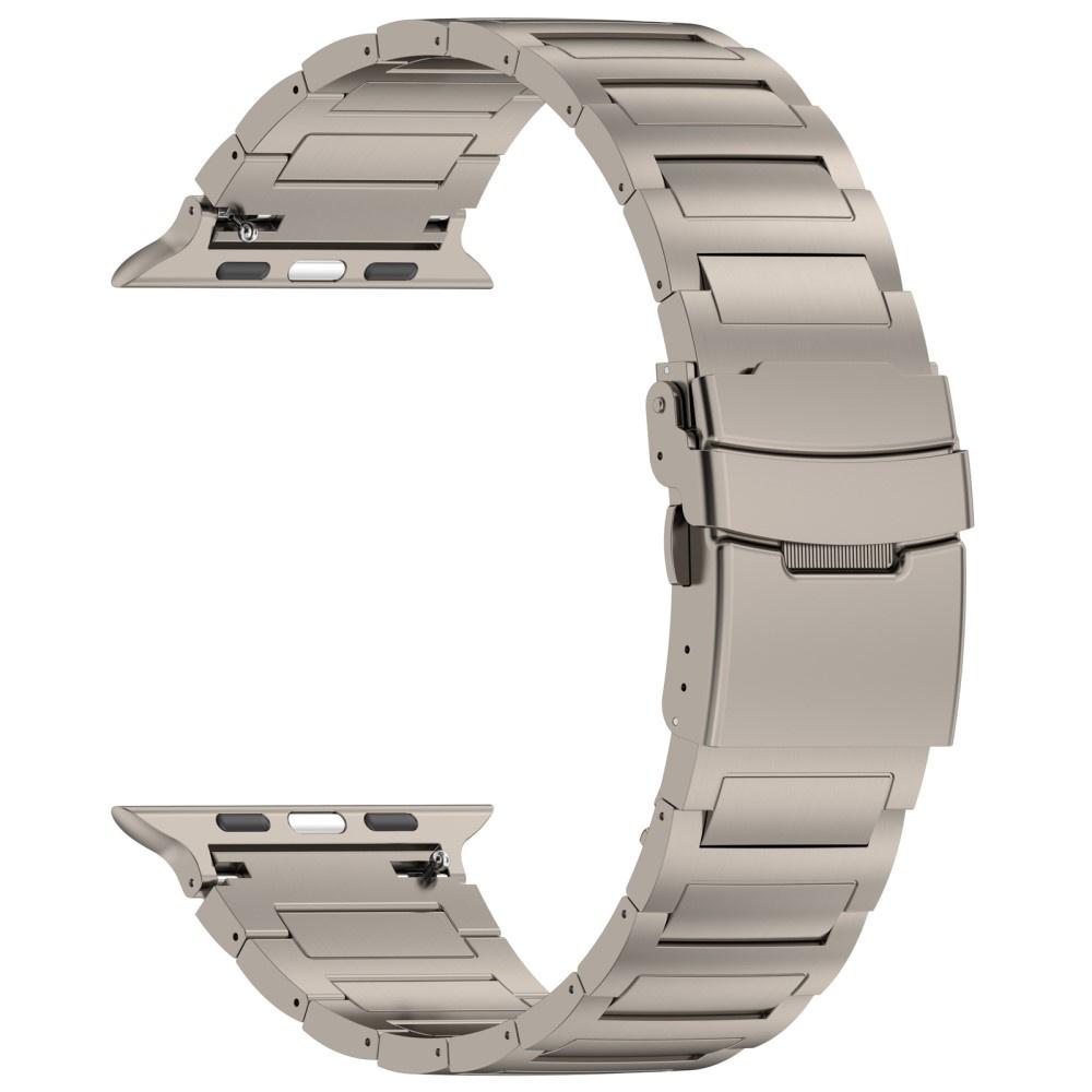 Bracelet for Apple Watch 1/2/3/4/5/6/7/8/9/10/11/SE Ultra 1/2/3 42/44/45/46/49mm, Titanium