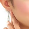 Fashion Waterdrop Hook Opal Leaf Earring Earrings Flower Jewelry for Women Gift